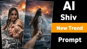Lord Shiv Hand Holding Ai Video Editing